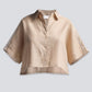 Boxy Shirt with Lace