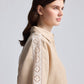Boxy Shirt with Lace Set
