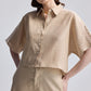 Boxy Shirt with Lace Set