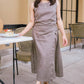 Breezy Hemp Summer Set in Dark Green