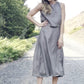 Breezy Hemp Summer Set in Dark Green