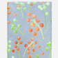 Gift Wrap:  Brunia on Grey