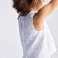 Button Back Embroidered Crop Top