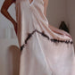 Altair Silk Halter Dress in Shibori