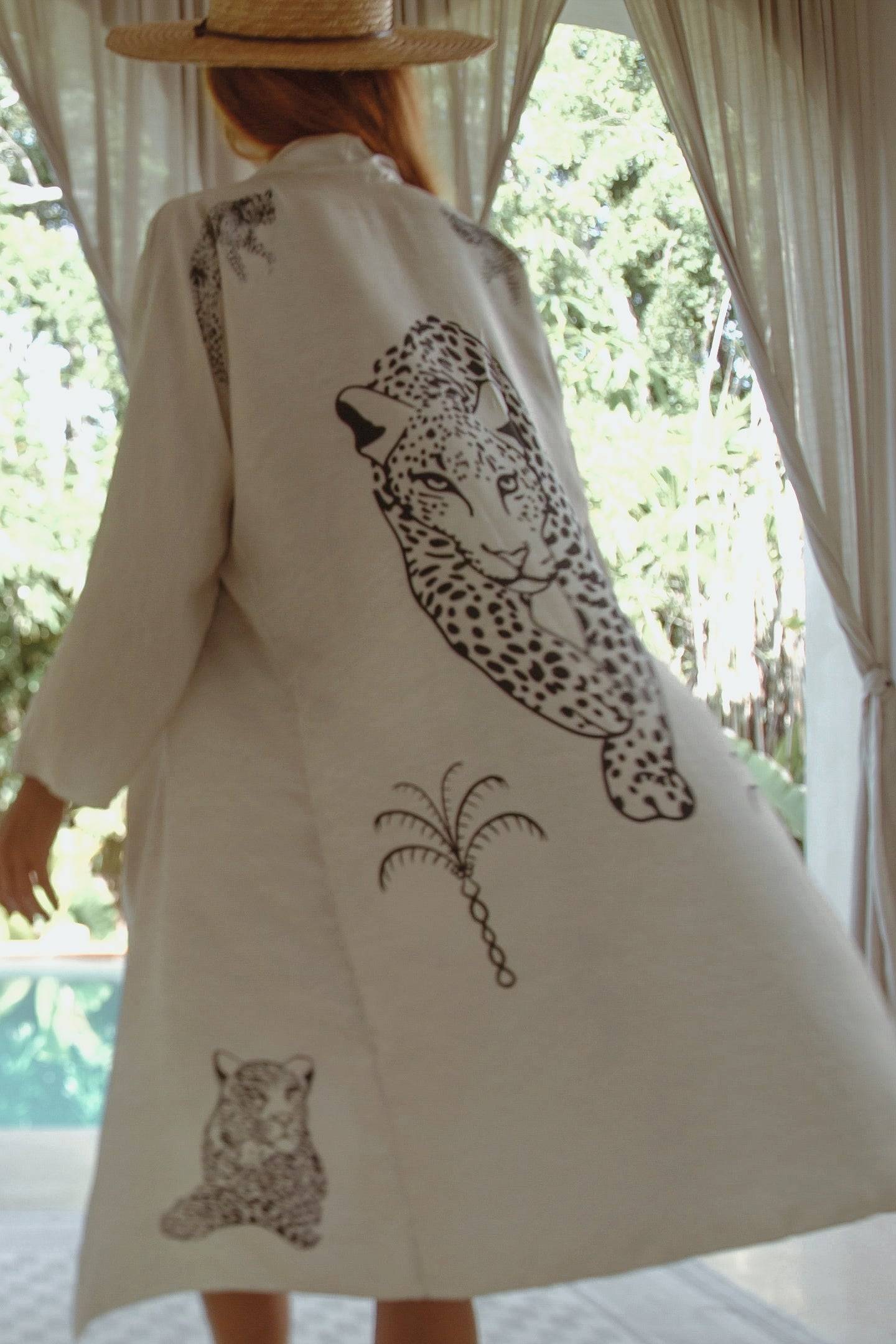 The Royal Robe Jaguar Kimono