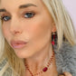 Del Mar Earring in Ruby