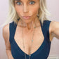 Double Diana Denmark Necklace in Labradorite with Labradorite Drop