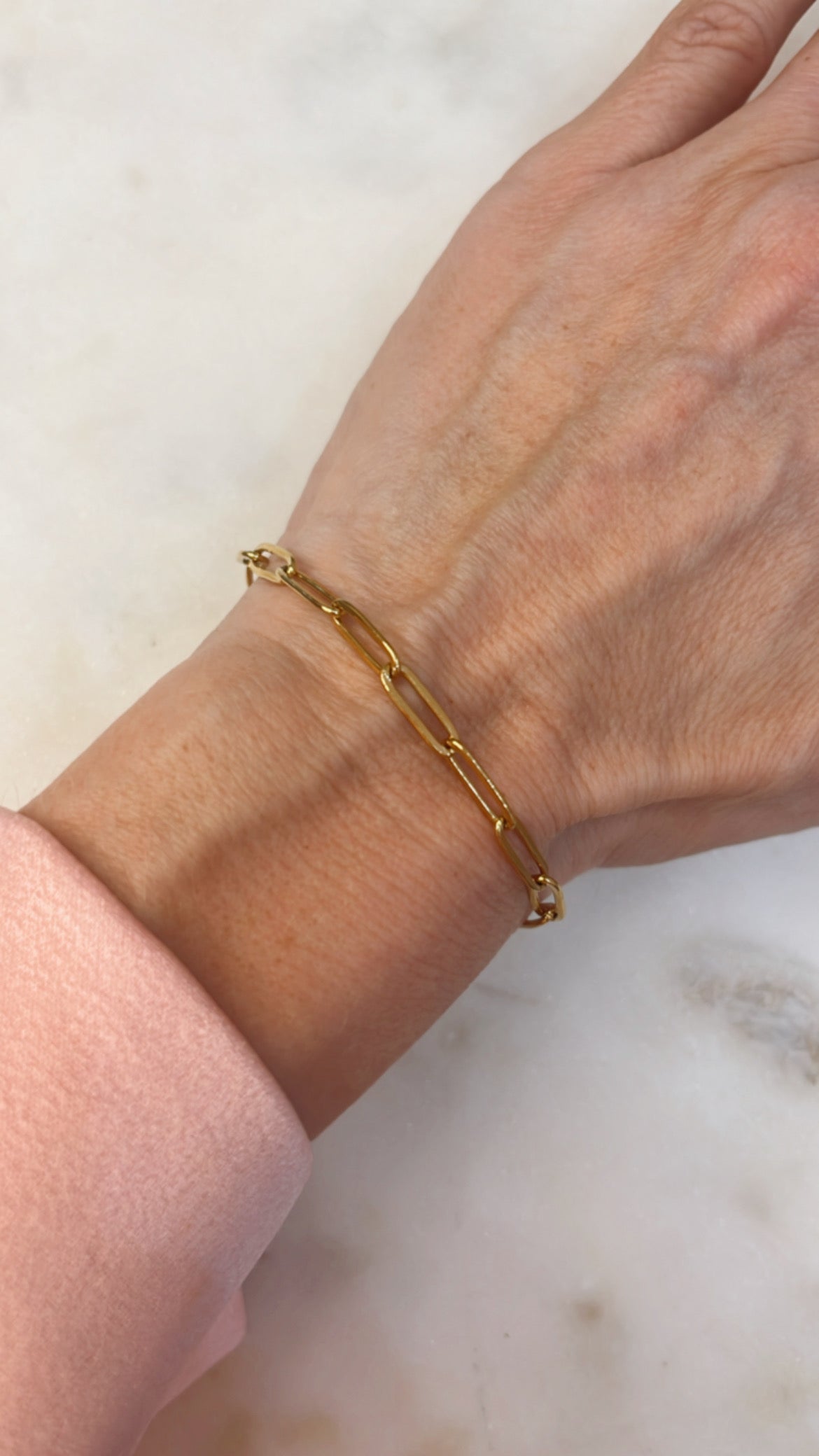 Paperclip Lariat Bracelet