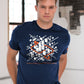 CarePortal Street Navy Cotton Tee