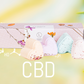 Valentine's Bath Bombs with CBD -  5 Hearts Shaped with CBD - in a Gift Box (THC free)