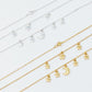Starred Up Chain Anklet, Set of 3
