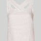 Crossback Tank Top in Linen Checks