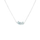 Michelle Bar Necklace in Aquamarine