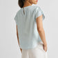 Cap Sleeved Everyday Top in Summer Blue