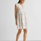Cap Sleeved Short Dress in Florals