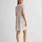 Cap Sleeved Short Dress in Florals