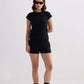 Essential Short Sleeve Tee in Black