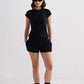 Essential Short Sleeve Tee in Black