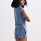 Essential Short Sleeve Tee Set in Blue