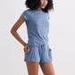 Essential Short Sleeve Tee in Blue
