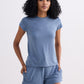 Essential Short Sleeve Tee in Blue