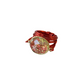 Torrey Ring in Red with Golden Rutilated Quartz