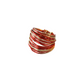 Marcia Wire Wrap Ring in Red and Gold