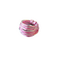 Marcia Wire Wrap Ring in Hot Pink with Silver