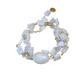 Hana Wrap Bracelet/Necklace in Moonstone - Chunky Stone