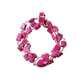 Hana Wrap Bracelet/Necklace in Ruby - Chunky Stone