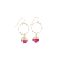 Yuliya Earrings in Ruby