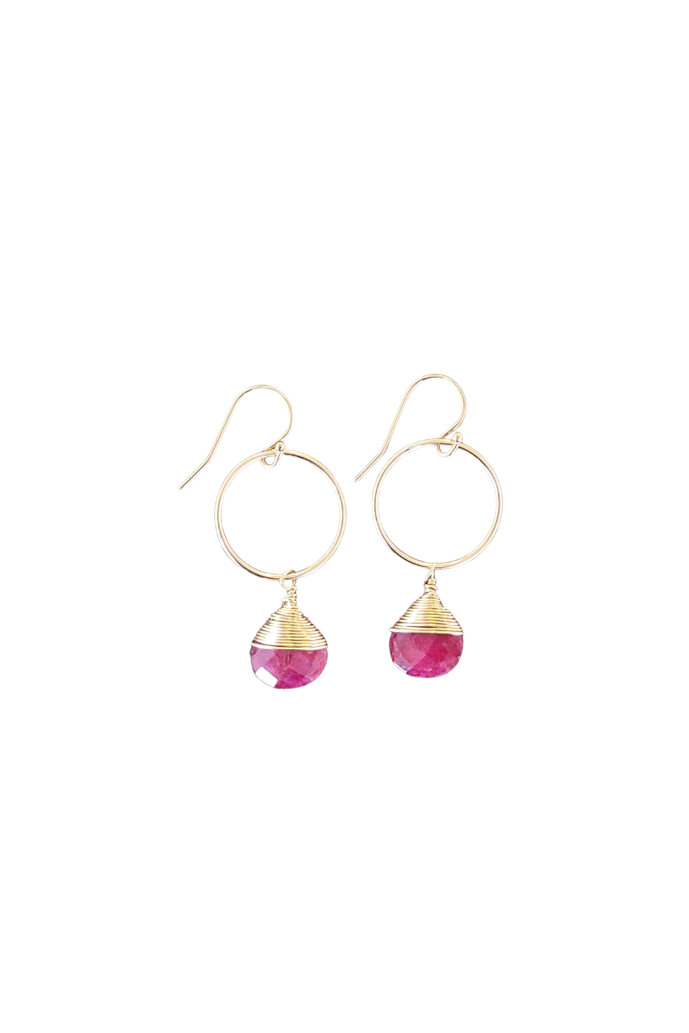 Yuliya Earrings in Ruby