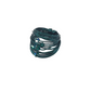 Marcia Green Wire Wrap Ring with Forest Green Swarovski Crystals