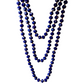 Royal Blue Crystal Beaded Necklace