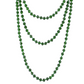 Green Crystal Beaded Necklace