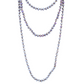 Light Purple Crystal Beaded Necklace
