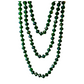 Emerald Green Crystal Beaded Necklace