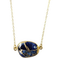 Mrs. Parker Necklace in Blue Mojave Copper Turquoise