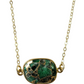 Mrs. Parker Necklace in Green Mojave Copper Turquoise