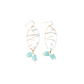 Malibu Earring in Chalcedony