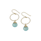 Yuliya Earrings in Chalcedony