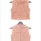 Cantaloupe Coral Victoria Crop Top