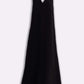 Crossed in Chic Sleeveless Maxi Dress in Black