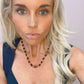 Hana Wrap Bracelet/Necklace in Smoky Quartz - Chunky Stone
