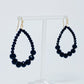 Beaded Teardrop Dangle Earrings