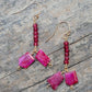Del Mar Earring in Ruby
