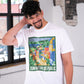 Dominican Republic Travel Poster Unisex Premium Cotton Tee