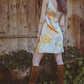 Vela Silk Dress in Flower Constellation