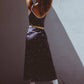 Andromeda Silk Dress in Twilight