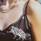 Vela Silk Slip Dress in Jaguar Stars